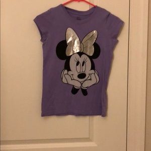 purple minnie mouse shirt from Disney